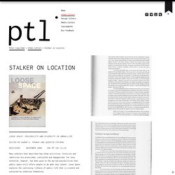 Peter Lang » Stalker on Location