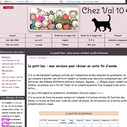 Le petit bac : jeux pour réviser en fin d'année