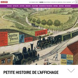 Petite histoire de l'affichage