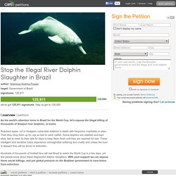 Stop the Illegal River Dolphin Slaughter in Brazil