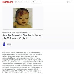 Revoke Parole for Stephanie Lopez NMCD Inmate #59941