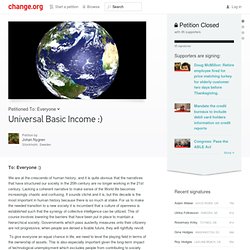 Global community: Let´s implement a Global Basic Income Guarantee :)