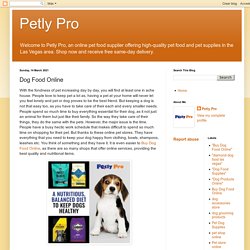 Dog Food Online