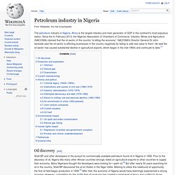 Petroleum industry in Nigeria