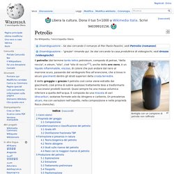Petrolio Wikipedia