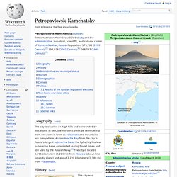 Petropavlovsk-Kamchatsky