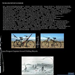 1912 Peugeot Captain Gerard Folding Bicycle