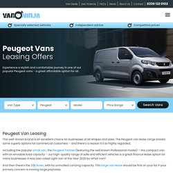 Peugeot Commercial Van Leasing