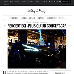 Peugeot EX1 – plus qu’un concept-car