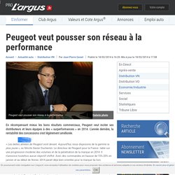Peugeot veut pousser son réseau à la performance – L'argus PRO