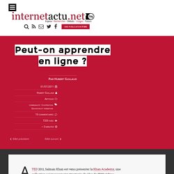 Peut-on apprendre en ligne