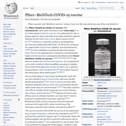 Pfizer–BioNTech COVID-19 vaccine