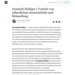Vorteile von pflanzlichen Arzneimitteln und Behandlung