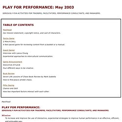PFP: May 2003