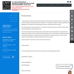 Ph.D Program
