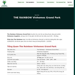 Phân Khu THE RAINBOW - Vinhomes Grand Park Quận 9