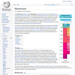 Phanerozoic