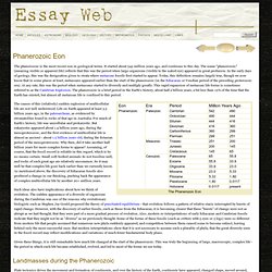 Phanerozoic Eon