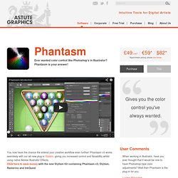 Phantasm CS Adobe Illustrator plug-in: Version 2 Overview