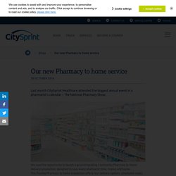 Our new Pharmacy to home service