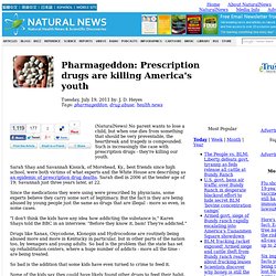 Pharmageddon: Prescription drugs are killing America's youth