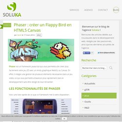 Phaser : créer un Flappy Bird en HTML5 Canvas