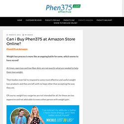 Phen375 at Amazon