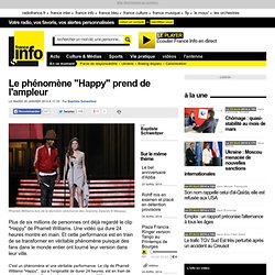 Le phénomène "Happy" prend de l'ampleur