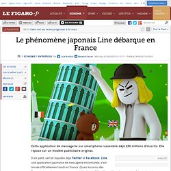 Le phénomène japonais Line débarque en France