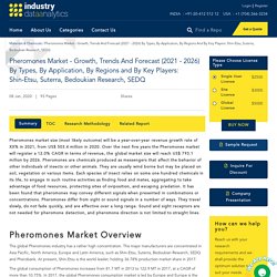 Pheromones Market - Growth, Trends And Forecast (2021 - 2026) By Types, By Application, By Regions And By Key Players: Shin-Etsu, Suterra, Bedoukian Research, SEDQ