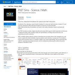 PhET Sims - Science / Math