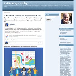 Phil Bradley's weblog