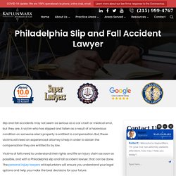 Philadelphia Slip & Fall Accident Lawyer