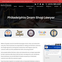 Philadelphia Dram Shop Lawyer