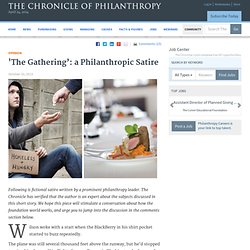 'The Gathering’: a Philanthropic Satire
