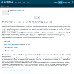 Philharmonic Music to Fund a Philanthropic Cause