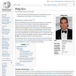 Philip Kerr - Wikipedia