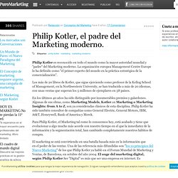 Philip Kotler, el padre del Marketing moderno.
