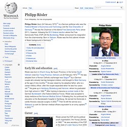 Philipp Rösler - Wiki