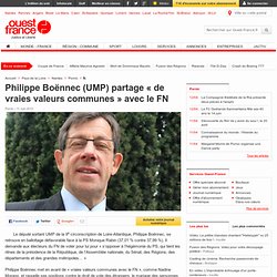 Philippe Boënnec (UMP) partage « de vraies valeurs communes » avec le FN - Pornic - Politique