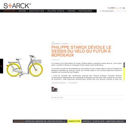 Philippe Starck dévoile le dessin du vélo du futur à Bordeaux
