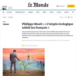 « L’utopie écologique séduit les Français »