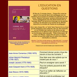 Site de Philippe MEIRIEU : L'EDUCATION EN QUESTIONS