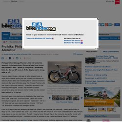 Pro Bike: Philippe Gilbert's Omega-Pharma Lotto Canyon Aeroad CF