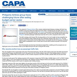 Philippine Airlines group faces challenging future after exiting budget carrier sector
