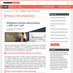 Philippine Airlines Reservations 1~888~206~5328