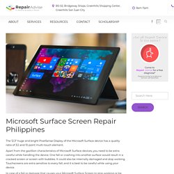 Microsoft Surface Screen Repair Philippines