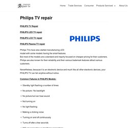 Philips TV repair — Repair TV - Television & DVD Repair Services