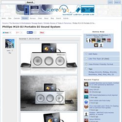 Phillips M1X-DJ Portable DJ Sound System