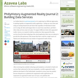 PhillyHistory Augmented Reality Journal 2: Building Data Services